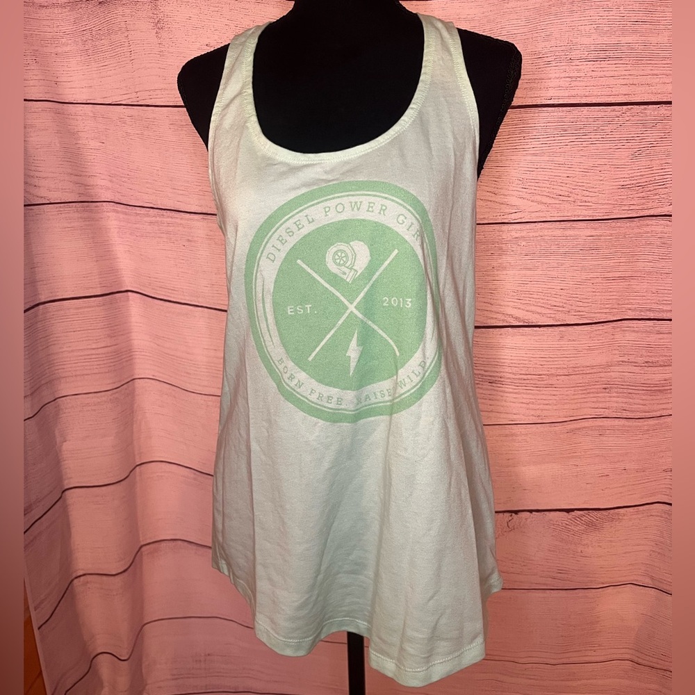 LIKE NEW Diesel Power logo tank top